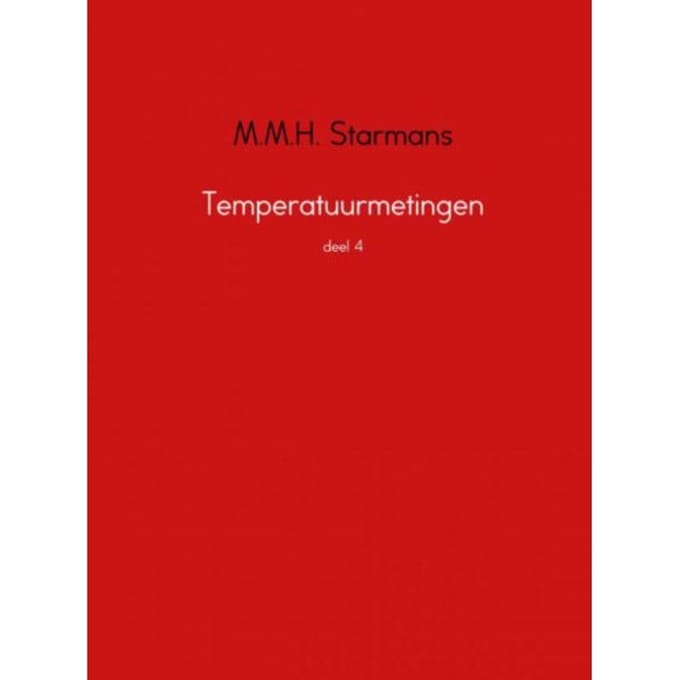 Temperatuurmetingen - M.M.H. Starmans