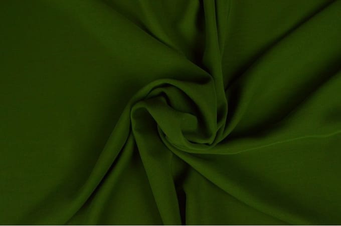 Chiffon stof - Mosgroen - 1 meter - Per meter - 150cm breed