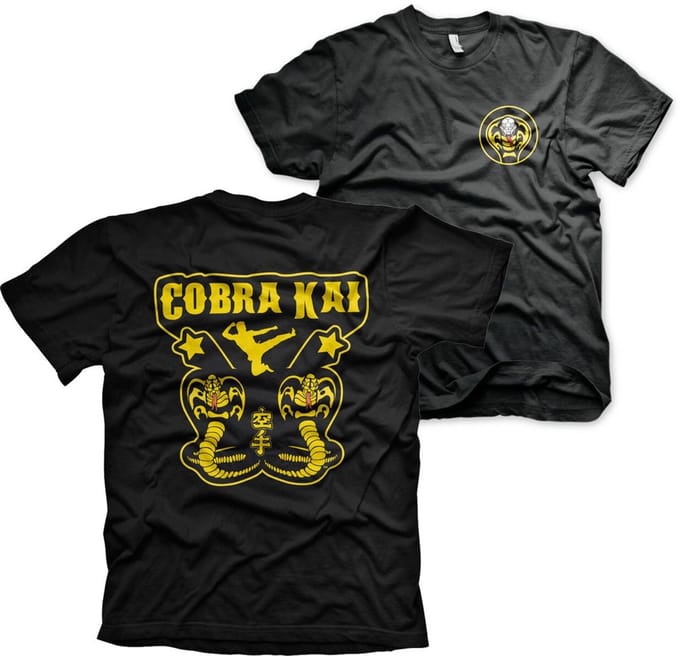 Cobra Kai Kickback T-shirt Zwart