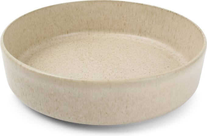 BonBistro Diep bord 19xH5cm beige Pila (Set van 3)