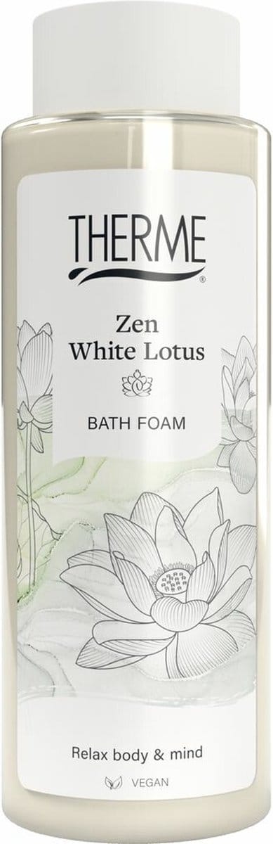 Therme - Zen White Lotus Badschuim - 4 x 500 ml - Voordeelverpakking
