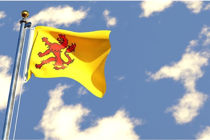 Zuid Hollandse Vlag 80x120cm