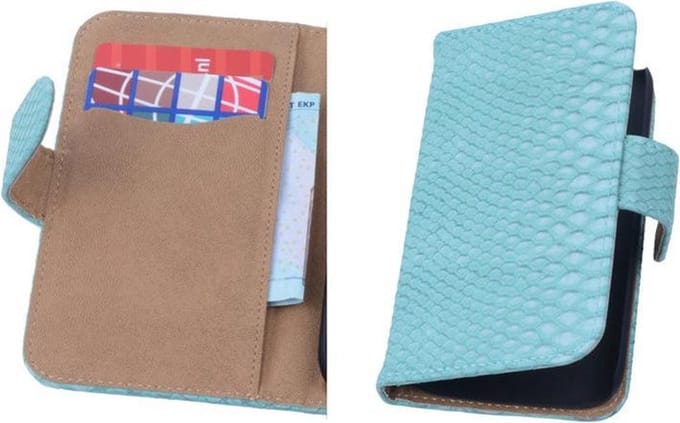 Turquoise Slang Samsung Galaxy Core i8260 Book/Wallet Case/Cover