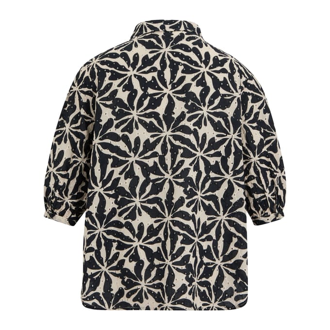 Regatta Dames Nofino Abstract Bloemen Shirt (Beige)