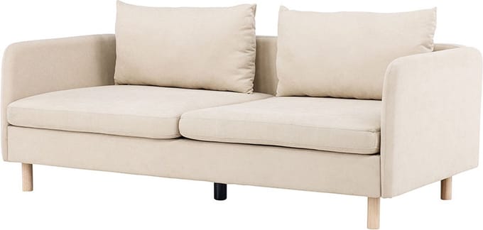 Zero bank 3-zits beige.
