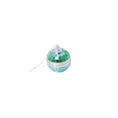 Rice kerst - kerstboomhanger discobal zilver