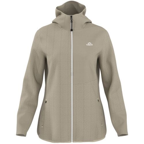 CRIVIT Dames sportjack met powerstretch (Beige, M (40/42))