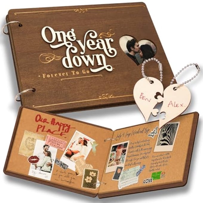 Verjaardag Geschenken voor 1 Jaar Relatie - Scrapbook en Herinneringen