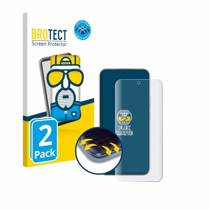 BROTECT - Screenprotector voor Honor 400 - Folie Beschermfolie matte volledig dekking 2 Stuks