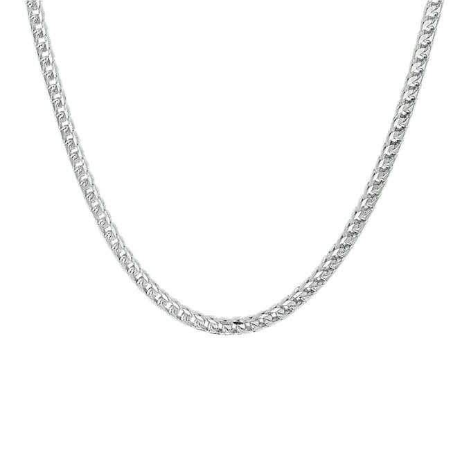 Gourmette 3,0 Mm Zilver Gerhodineerd