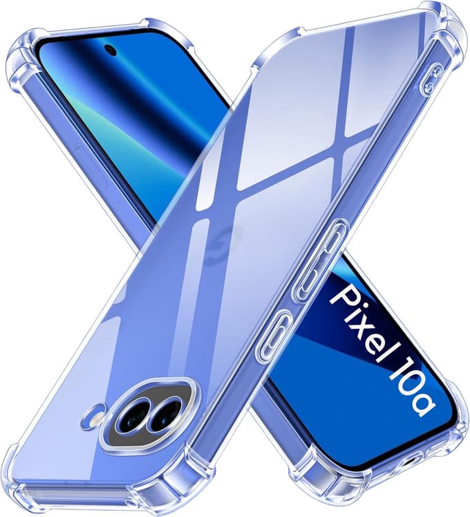 Hoesje geschikt voor Google Pixel 10a backcover Shockproof siliconen Transparant