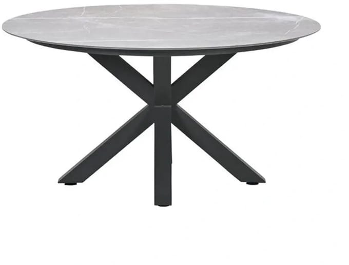Garden Impressions Lowland Tuintafel Carbon Black - Ø120 cm