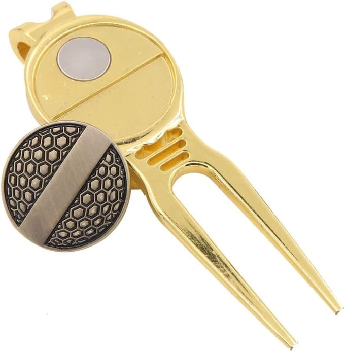 Jhubersproducts - Golf Divot Tool - Metalen Golf Reparateur