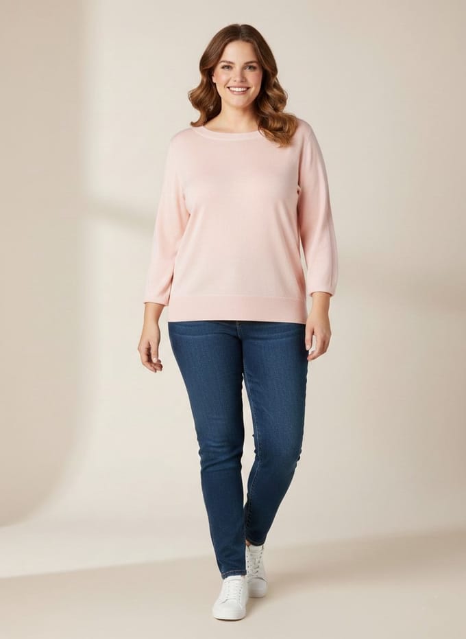 YEST CURVE Valentina Essential - Pink - maat X-0(44)