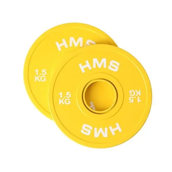 HMS - Olympische Halterschijf - 1,5 kg - Staal en Gecoat