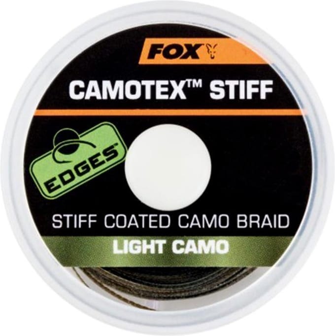 Fox Carp Edges Camotex Stiff | 20m 20lb Light Camo