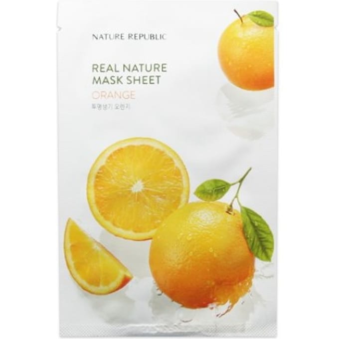 NATURE REPUBLIC - Real Nature Sheet Mask - Orange - 1stuk