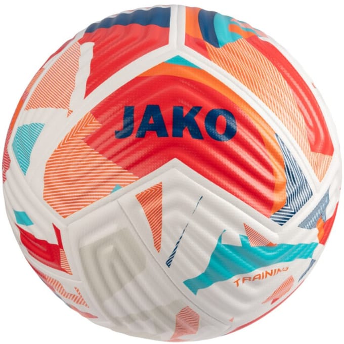 Jako Flow Trainingsbal - Wit / Fluorood / Navy | Maat: 5