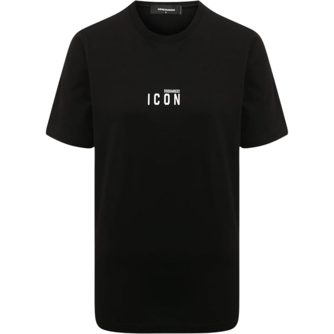 Dsquared2 Icon Small Chest Logo Zwart T-shirt