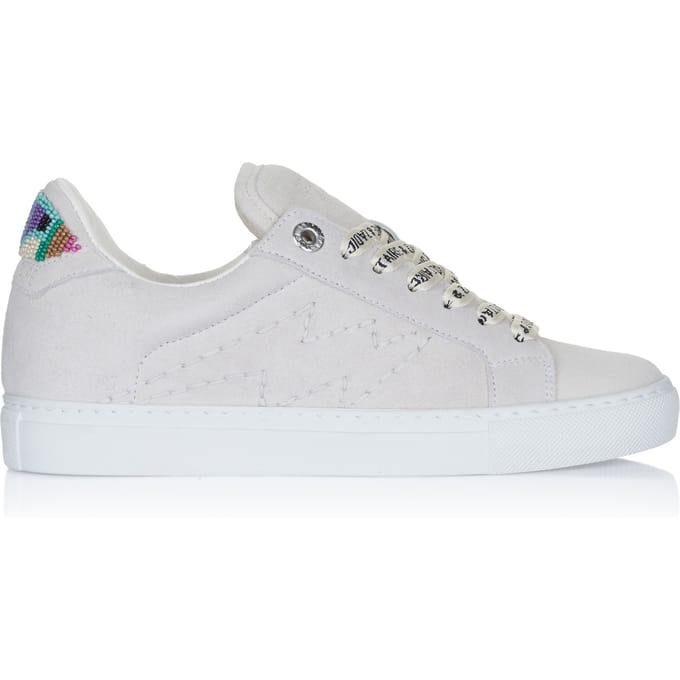 Zadig Voltaire La Flash Folk Beads schoenen wit