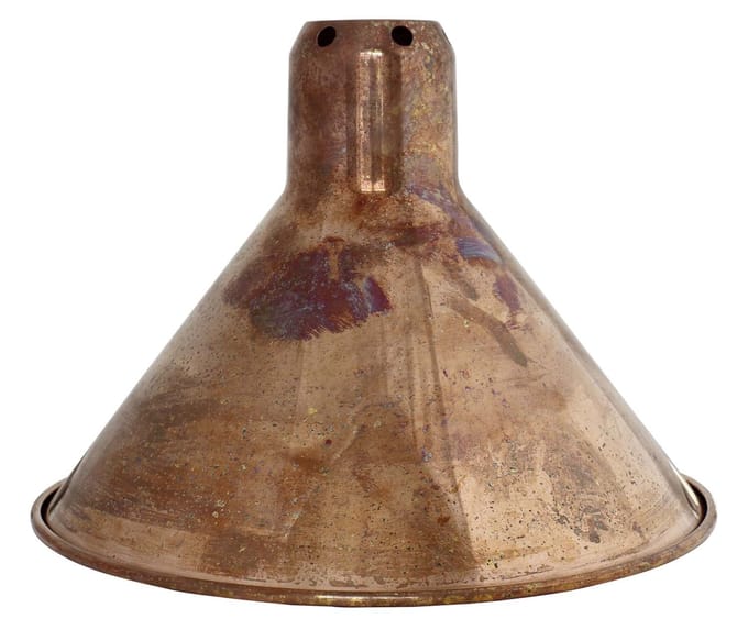 DCWéditions - LES ACROBATES DE GRAS N°323 hanglamp - niet gepolijst koper - conisch L - brons