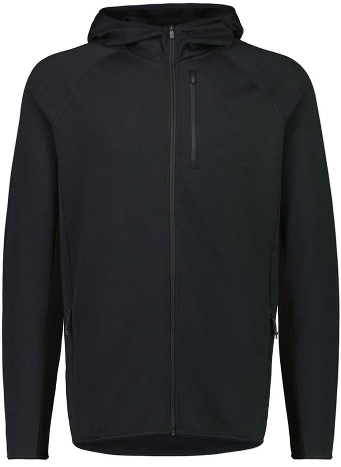 Mons Royale Approach Merino Gridlock Hood Heren Vest Black XL