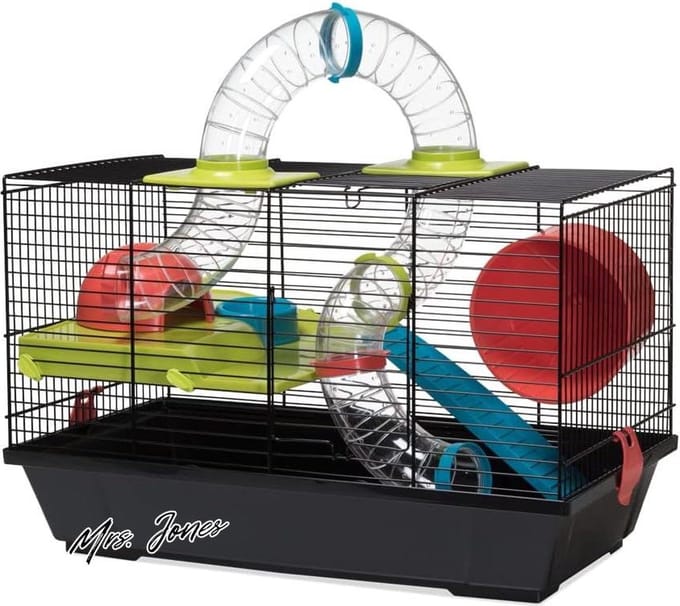 Mrs. Jones Grote kooi 938 hamster - grote kooi compleet met accessoires .