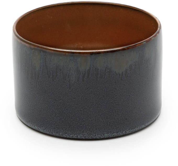 Serax Terres de Rêves Beker - Ø7,5 x H5 - Dark Blue / Rust - 8 stuks