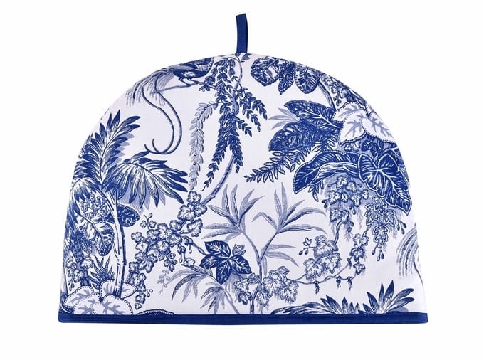 Ulster Weavers Theemuts Willow Toile – Theemuts – 100% katoen – blauw design