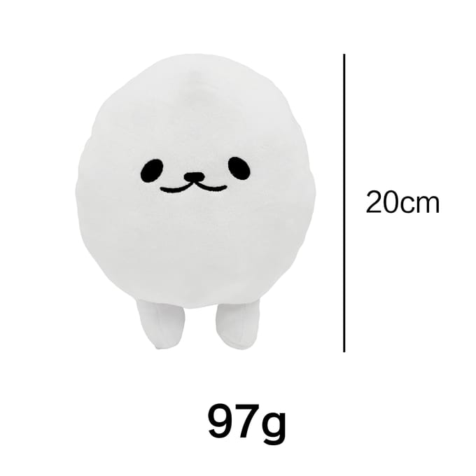 20CM Eggdog Pluche Speelgoed Zacht Knuffeldier Schattige Knuffelpop voor Kinderen Cadeau wit