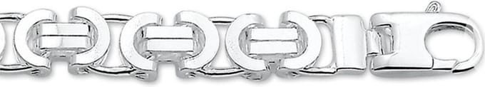 YO&NO - Ketting - Staal - Konings - Lengte 50cm - Dikte 8,5mm - Heren - Dames - Sieraden