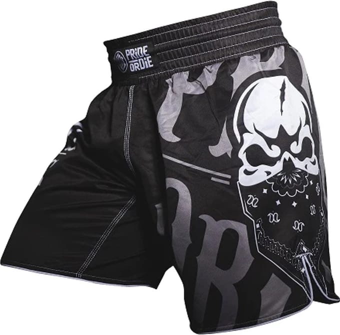 Pride or Die Reckless Fightshort 2.0 Zwart Wit - M - Jeans Maat 32