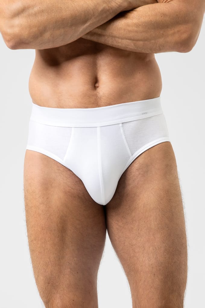 Sport-pants met softtaille Serie Noblesse Wit