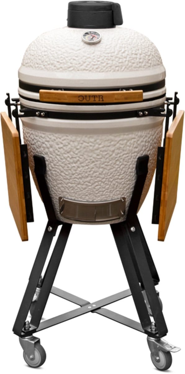 Kamado BBQ van OUTR - Medium 50 - Wit