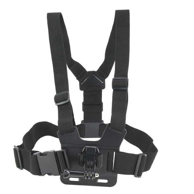 Harnais de poitrine élastique réglable pour accessoires de caméra d'action OSMO gray