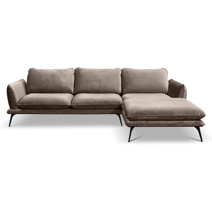 Hoekbank Piemonte rechts velvet | NADUVI Collection
