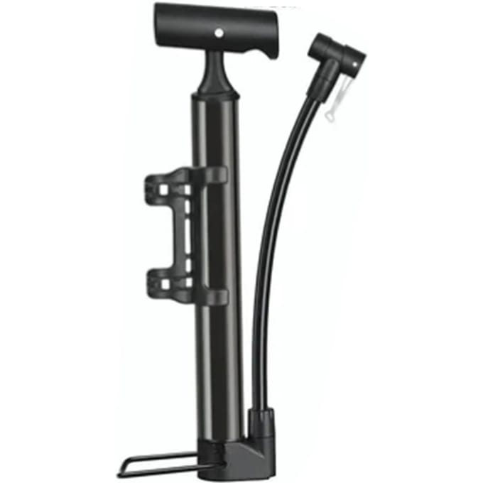 Fietspomp Aluminiumlegering Hoge Hardheid Draagbare Mini Zwarte Vloerpomp voor Mountainbikes black