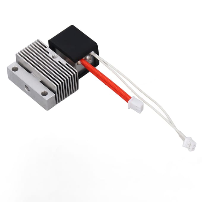 Assemblage Hotend Extrudeur Tout Métal Buse Tige Chauffante Heatbreak Dissipateur Thermique pour Neptune 4 4Pro 3D white
