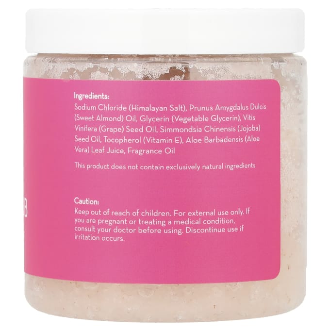 Pure Body Naturals, Himalayazoutscrub, 340 gram (340 g) gray