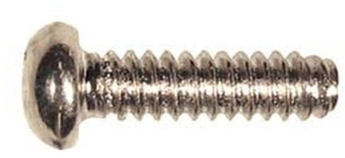 Boston SS-20-N Switch Bolts - 3,4x12mm, 12 Stuks, Dome Head, 6-32 Draad, Nikkel