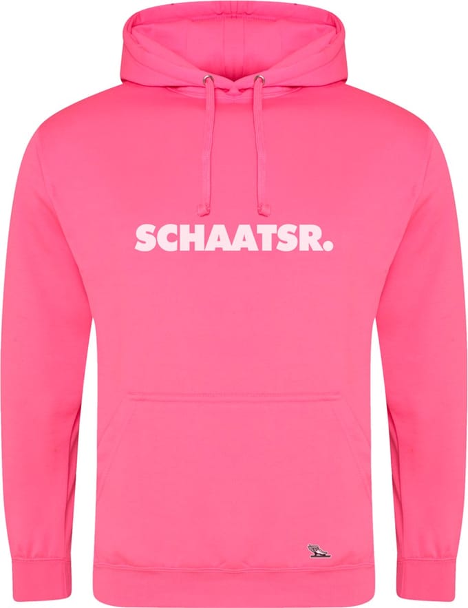 Schaatsen Hoodie SCHAATSR. Roze volwassenen