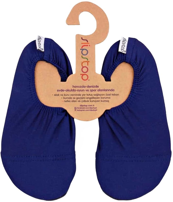 Slipstop antislip waterschoen Navy- Maat L - 30-32