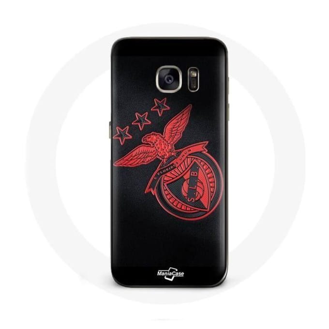 Samsung Galaxy S6 hoesje slb benfica zwarte achtergrond