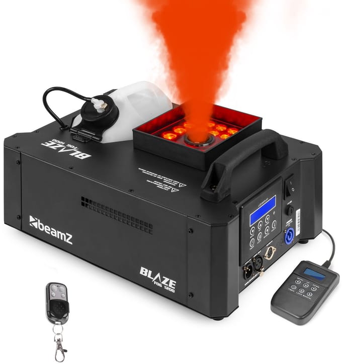 Rookmachine met afstandsbediening - BeamZ BLAZE1200 - Rookmachine met LED - 1200W