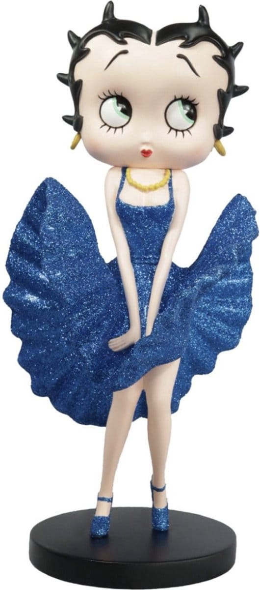 Betty Boop Cool Breeze (Blauw Glitter) Beeld