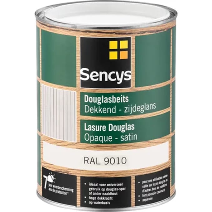 Sencys Beits Douglas Hout Dekkend Ral9010 2,5l