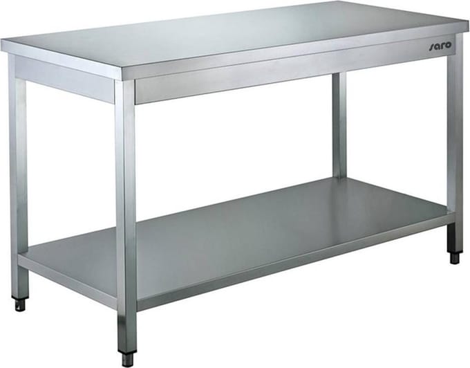 Saro RVS  Horeca Werktafel - stevige kwaliteit - 2 jaar garantie - afmetingen 2000 x 600 x 850 mm