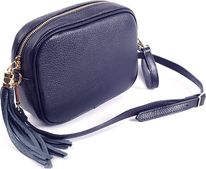 Giuliano schoudertas Navera - Donkerblauw - Dames - Made in Italy