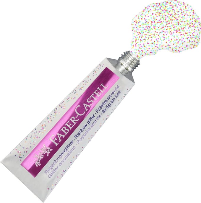 Faber-Castell verf - glitterverf - Rainbow - 2x12ml - FC-125089