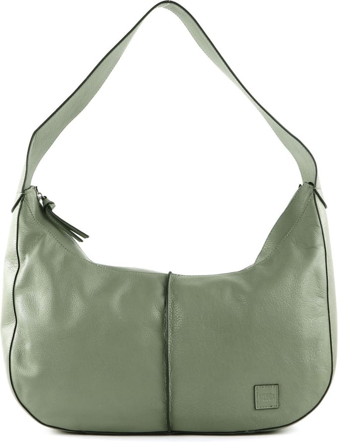 FREDsBRUDER Leren Schoudertas Ginsberg Shoulderbag Sage Groene